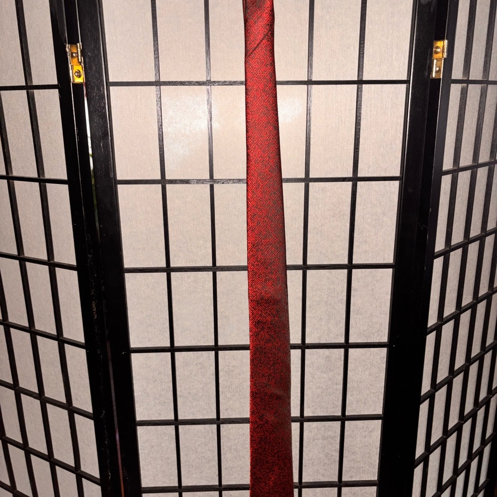 Van Heusen Geometric RedTie